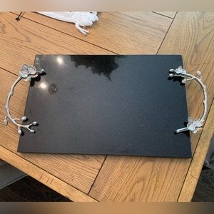 Michael Aram Black Orchid Cheese Board